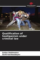 Serik Karzhaubayev, Sattar Rakhmetov - Qualification of hooliganism under criminal law