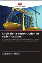 Abdullateef Shittu - Droit de la construction et spécifications