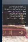 F. D. Dutripon - Concordantiae Bibliorum Sacrorum Vulgatae Edit Ed Recognitionem Jussu Sixti V P.m. Bibliis Adhibitam