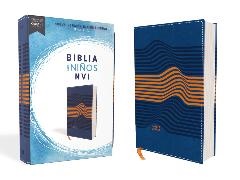 Nueva Versión Internacional,  Vida - NVI, Biblia para Niños, Revisión 2022, Leathersoft, Azul, Comfort Print
