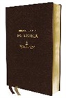 Reina Valera Revisada, José María De Rus - RVR, Biblia de Estudio Patrística, Leathersoft, Marrón, Interior a dos colores, Palabras de Jesús en Rojo, Comfort Print