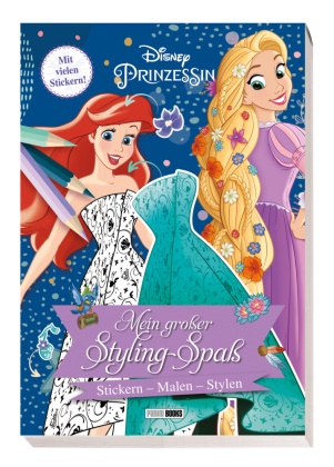 Panini,  Panini - Disney Prinzessin: Mein großer Styling-Spaß: Stickern, Malen, Stylen