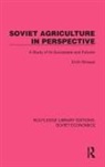 Erich Strauss, Strauss Erich - Soviet Agriculture in Perspective