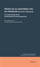 Christian Faludi, Christian Faludi (Dr.), Zänker, Stephan Zänker - Nichts ist so unsichtbar wie ein Denkmal [für Ernst Thälmann]