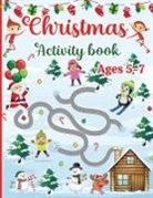 Estelle Designs - Christmas Activity Book for Kids Ages 5-7