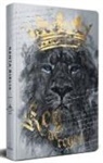 Reina Valera Revisada 1960 - Biblia RVR60 letra grande tamaño manual, tapa dura León Rey de Reyes / Spanish B ible RVR60 Handy Size Large Print Hardcover Lion King of Kings