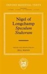 Mann, Jill Mann, Mann Jill - Nigel of Longchamp, Speculum Stultorum