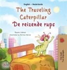 Kidkiddos Books, Rayne Coshav - The Traveling Caterpillar (English Dutch Bilingual Children's Book)