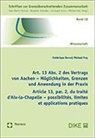 Frédérique Berrod, BOUDASSOU / DUPUY, Michael Frey - Art. 13 Abs. 2 des Vertrags von Aachen – Möglichkeiten, Grenzen und Anwendung in der Praxis