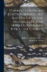 Thomas Chrowder Chamberlin, Roland Duer Irving - Observations On the Junction Between the Eastern Sandstone and the Keweenaw Series On Keweenaw Point, Lake Superior
