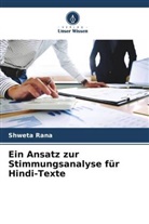 Shweta Rana - Ein Ansatz zur Stimmungsanalyse für Hindi-Texte