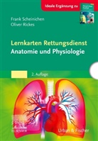 Oliver Rickes, Frank Scheinichen - Lernkarten Rettungsdienst - Anatomie und Physiologie