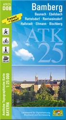 Landesamt für Digitalisierung Breitband un, Breitband und Vermessung Landesamt für Digitalisierung - ATK25-D08 Bamberg (Amtliche Topographische Karte 1:25000)