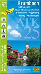 Landesamt für Digitalisierung Breitband un, Breitband und Vermessung Landesamt für Digitalisierung - ATK25-N06 Krumbach (Schwaben) (Amtliche Topographische Karte 1:25000)