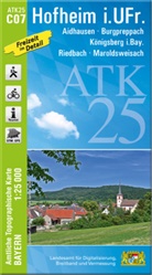 Landesamt für Digitalisierung Breitband un, Breitband und Vermessung Landesamt für Digitalisierung - ATK25-C07 Hofheim i.UFr. (Amtliche Topographische Karte 1:25000)