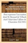 Renaud de vilback-a-, Renaud de Vilback-A-E-B-M - Lettres et fragments de lettres
