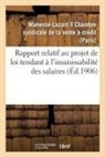 Manesse-Lazard - Rapport relatif au projet de loi