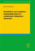 Katrin Schmiderer - Produktiver und rezeptiver Grammatikerwerb im schulischen Italienischunterricht