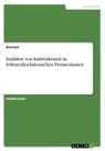 Anonym - Erzählen von Ambivalenzen in frühneuhochdeutschen Prosaromanen