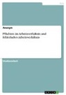Anonym, Anonymous - Pflichten im Arbeitsverhältnis und fehlerhaftes Arbeitsverhältnis