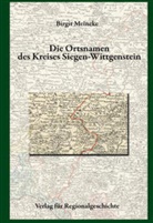 Birgit Meineke - Die Ortsnamen des Kreises Siegen-Wittgenstein