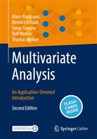 Klaus Backhaus, Bernd Erichson, Sonja Gensler, Sonja et Gensler, Rolf Weiber, Thomas Weiber - Multivariate Analysis, m. 1 Buch, m. 1 Beilage