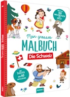 Éditions AUZOU, Isabelle Nicole - Mein grosses Malbuch: Die Schweiz