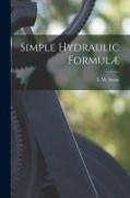 T. W. Stone - Simple Hydraulic Formulæ