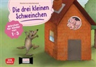 Simone Klement, Antje Bohnstedt - Die drei kleinen Schweinchen. Kamishibai Bildkartenset
