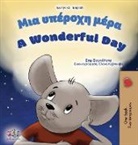 Kidkiddos Books, Sam Sagolski - A Wonderful Day (Greek English Bilingual Children's Book)