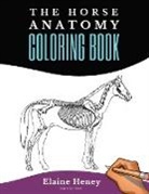 Elaine Heney - Horse Anatomy Coloring Book For Adults - Self Assessment Equine Coloring Workbook