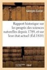 Georges Cuvier, Cuvier-g - Rapport historique sur les