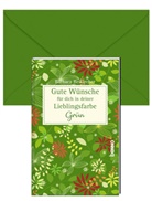 Barbara Beikircher - Gute Wünsche für dich in deiner Lieblingsfarbe: Grün