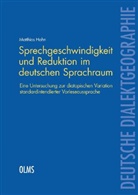 Matthias Hahn - Sprechgeschwindigkeit und Reduktion im deutschen Sprachraum