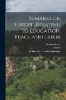 Charles Brooks - Remarks on Europe, Relating to Education, Peace and Labor; and Their Reference to the United States