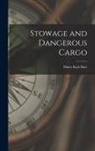 Harry Kyle Barr - Stowage and Dangerous Cargo