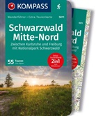 Lisa Aigner - KOMPASS Wanderführer Schwarzwald Mitte-Nord, 50 Touren mit Extra-Tourenkarte