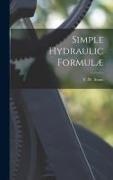 T. W. Stone - Simple Hydraulic Formulæ
