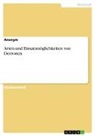 Anonym, Anonymous - Arten und Einsatzmöglichkeiten von Derivaten
