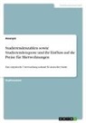 Anonym - Studierendenzahlen sowie Studierendenquote und ihr Einfluss auf die Preise für Mietwohnungen