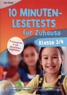 Ute Finkel - 10 Minuten Lesetests für Zuhause Klasse 3/4 Deutsch