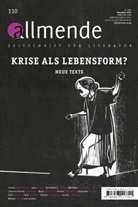 Karlsruhe Literarische Gesellschaft, Karlsruhe Literarische Gesellschaft Karlsr, Hansgeorg Schmidt-Bergmann, Walz, Matthias Walz - Allmende 110 - Zeitschrift für Literatur