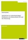 Ernest Krychmar - Sprichwörter in russischsprachigen Lehrbüchern der Klassenstufen 8/9 und ihre Bedeutung