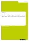 Anonym, Anonymous - Sport und Hobbys (Russisch, Gymnasium)