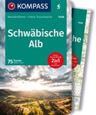 Walter Theil - KOMPASS Wanderführer Schwäbische Alb, 75 Touren mit Extra-Tourenkarte