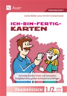 Lena-Christin Grzelachowski, Cäcilia Müller - Ich-bin-fertig-Karten Französisch Lernjahr 1-2