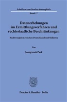 Joongwook Park - Datenerhebungen im Ermittlungsverfahren und rechtsstaatliche Beschränkungen.