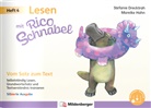 Stefanie Drecktrah, Mareike Hahn - Lesen mit Rico Schnabel, Heft 4: Vom Satz zum Text - silbierte Ausgabe