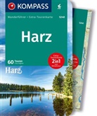 Lisa Aigner - KOMPASS Wanderführer Harz, 60 Touren mit Extra-Tourenkarte