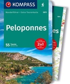 Michael Will - KOMPASS Wanderführer Peloponnes, 55 Touren mit Extra-Tourenkarte